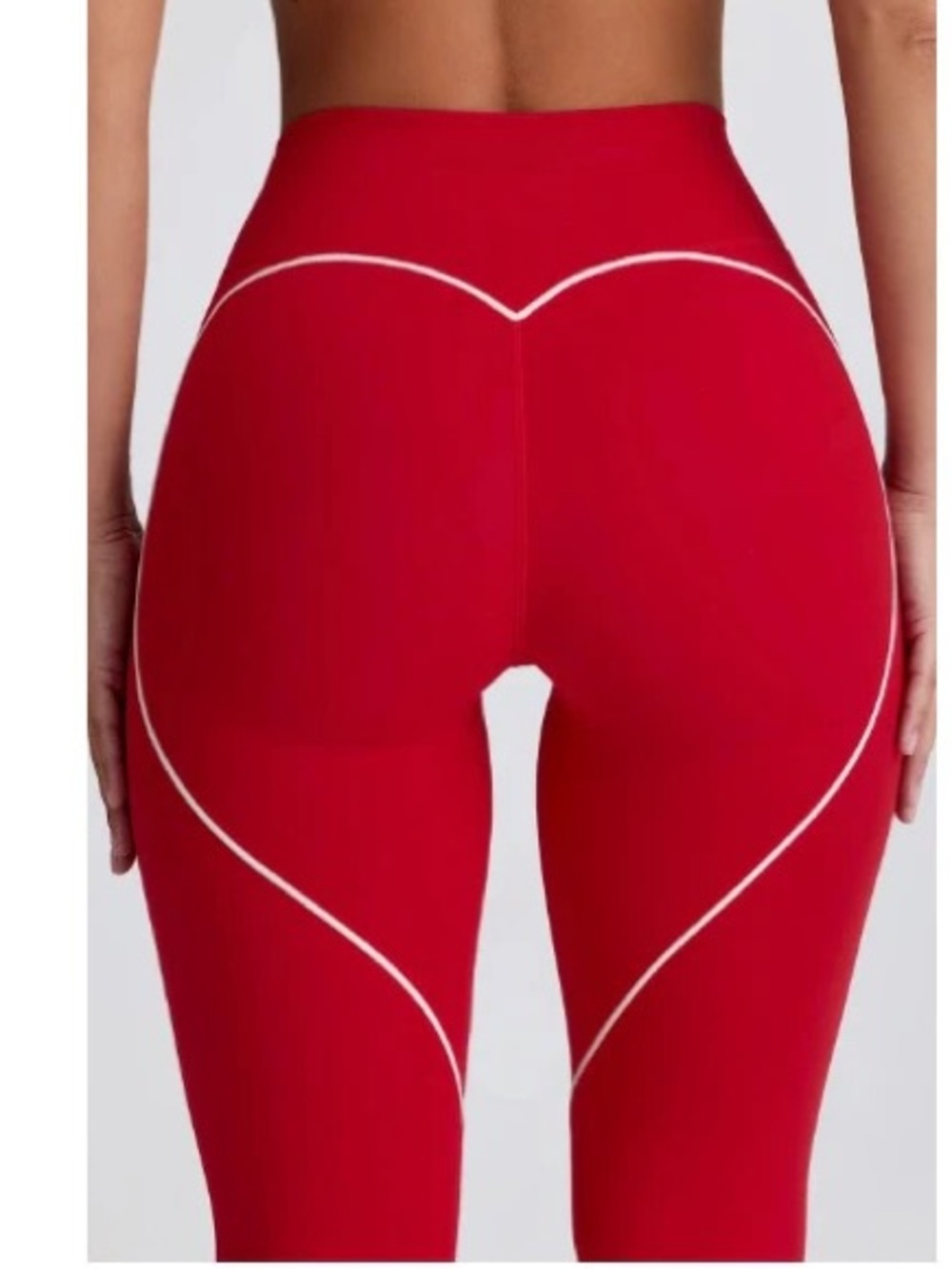 Pink Women's High-Waist Active Leggings and Sports Bra Set - Picture 2 of 6
